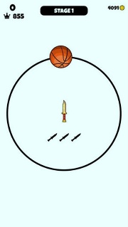 飞刀和篮球游戏手机版高清大图 飞刀和篮球游戏手机版v0.1